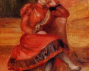 Spanish Dancer in a Red Dress - 皮埃尔·奥古斯特·雷诺阿